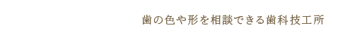 東京都ひばりが丘・埼玉県新座市にある歯科技工所「ケーズデンタルクリエイト」のシェードテイキング